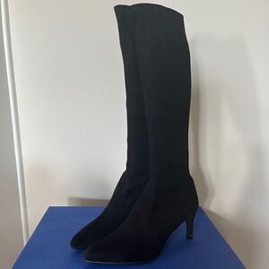 Stuart Weitzman Cool Boot Suede Heel boots black